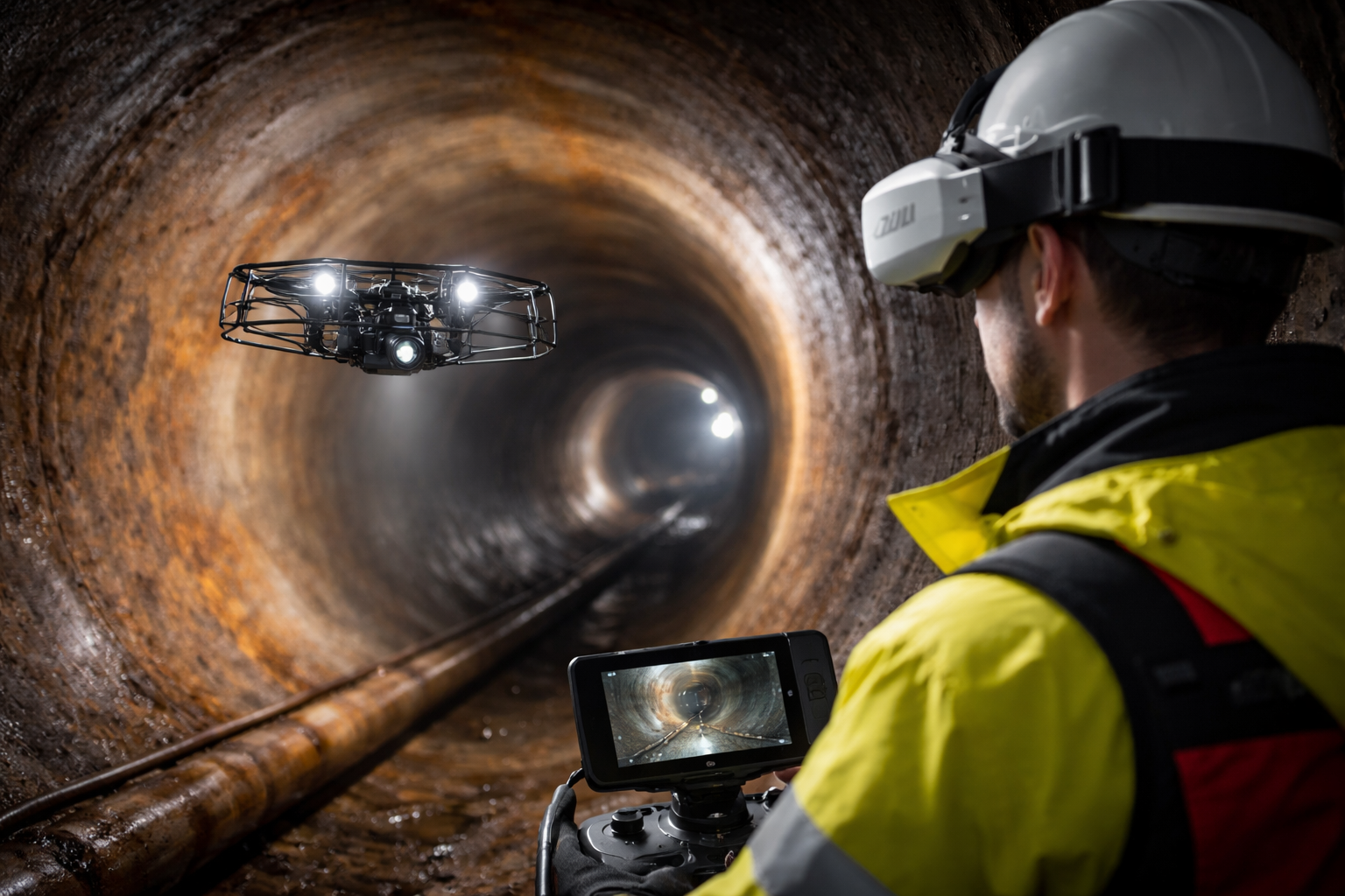 Inspection par drone en milieu confiné : une solution sûre, rapide et précise